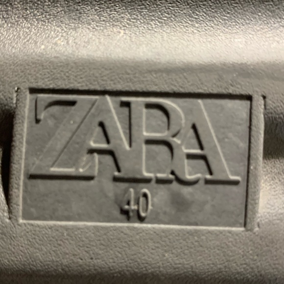 Zara black zebra print platform sneaker size 40|9 - Picture 5 of 7